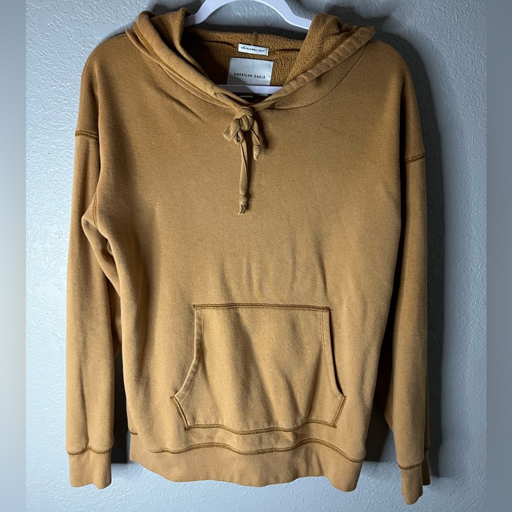 Small Light Brown American Eagle Hoodie